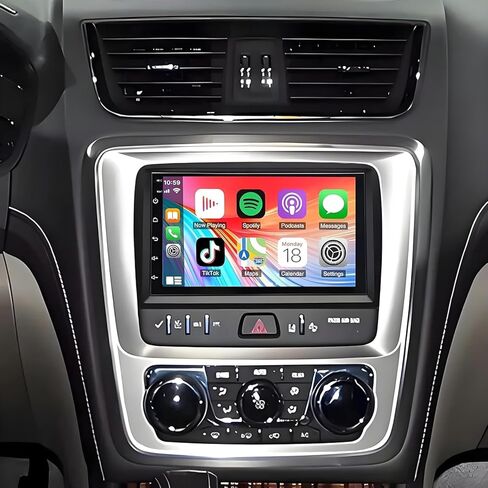 ستيريو راديو السيارة Android 14 لسيارة GMC Acadia 2013-2017، لسيارة شيفروليه ترافيرس 2013-2017، لسيارة Buick Enclave 2013-2017، شاشة ستيريو Carplay مقاس 7 بوصات مع Carplay Android Auto، كاميرا احتياطية بلوتوث GPS، 4+64 جيجا in Kuwait