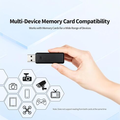 USB 3.0 Micro SD Card Reader, 5Gbps SD Card Reader to USB Adapter, 2-in-1 Micro Sd Cards Adapter for SDXC, SDHC, MMC, RS-MMC, Micro SDXC, Micro SD, Micro SDHC and UHS-I Cards in Kuwait