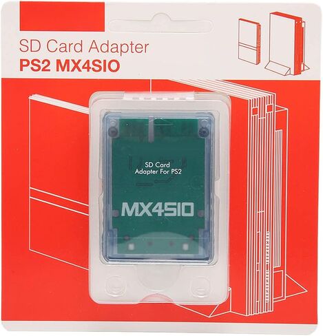 محول قارئ بطاقات MX4SIO SIO2SD TF لبطاقة الذاكرة، محول TF، محول بطاقة الذاكرة، قارئ بطاقة ذاكرة بديل ثابت مصنوع يدويًا لـ (أزرق شفاف) in Kuwait