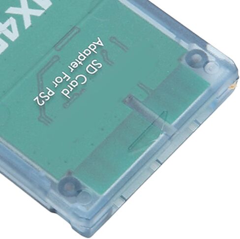 محول قارئ بطاقات MX4SIO SIO2SD TF لبطاقة الذاكرة، محول TF، محول بطاقة الذاكرة، قارئ بطاقة ذاكرة بديل ثابت مصنوع يدويًا لـ (أزرق شفاف) in Kuwait
