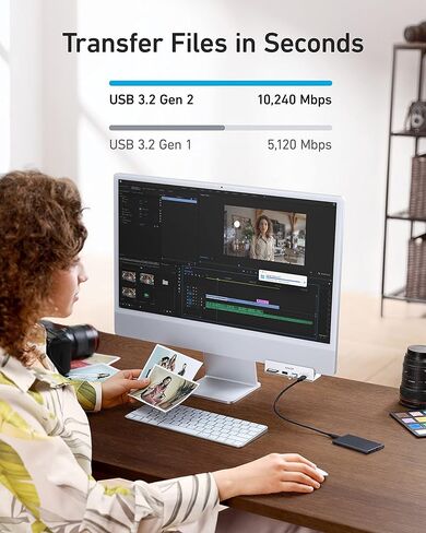 Anker USB C Hub for MacBook & USB C Hub, 535 (Bundle) in Kuwait