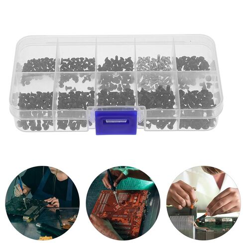 Operitacx 500pcs Laptop Screws Set M2 M2.5 M3 Small Computer Screw Kit for Electronics Repair with Stainless Steel Bolts Suitable for DIY Projects in Kuwait