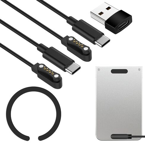 3 Packs USB-C Charging Cable Compatible with PLAUD Note Pro AI/Note AI Voice Recorder, Portable Magnetic Charger, 1m Type-C Ideal Replacement Cable for PLAUD Note AI Voice Recorder in Kuwait