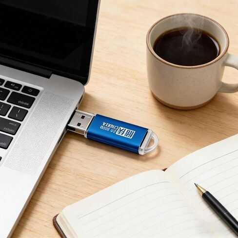 محرك أقراص فلاش USB 2.0 سعة 4 جيجابايت، محرك إبهام معدني محمول، محرك توصيل وتشغيل مع فتحة حبل لتخزين البيانات، المكتب، الكمبيوتر الشخصي، الكمبيوتر المحمول، لون عشوائي in Kuwait