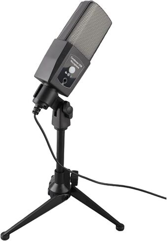 Zunate Gaming USB Microphone for PC, RGB Condenser Computer Mic with Tripod Stand for Streaming and Podcasting Featuring Type C and USB A Dual Interface Inputs in Kuwait