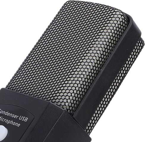 Zunate Gaming USB Microphone for PC, RGB Condenser Computer Mic with Tripod Stand for Streaming and Podcasting Featuring Type C and USB A Dual Interface Inputs in Kuwait