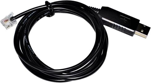 محول FT232RL USB إلى RJ11 6P4C كابل تسلسلي RS232 لمحرك محرك متدرج STEPNET إلى الكمبيوتر المتوافق مع Copley SER-USB-RJ11(5M، DB9 أنثى إلى RJ11) in Kuwait