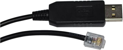 محول FT232RL USB إلى RJ11 6P4C كابل تسلسلي RS232 لمحرك محرك متدرج STEPNET إلى الكمبيوتر المتوافق مع Copley SER-USB-RJ11(5M، DB9 أنثى إلى RJ11) in Kuwait