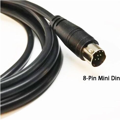 USB كاميرا متحركة VISCA في RS-232C كابل تسلسلي DB9 أنثى إلى 8 دبوس MI-N Din VISCA في RS232 كابل تحكم تسلسلي in Kuwait