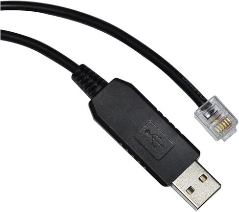 محول FT232RL USB إلى RJ11 6P4C كابل تسلسلي RS232 لمحرك محرك متدرج STEPNET إلى الكمبيوتر المتوافق مع Copley SER-USB-RJ11(5M، DB9 أنثى إلى RJ11) in Kuwait