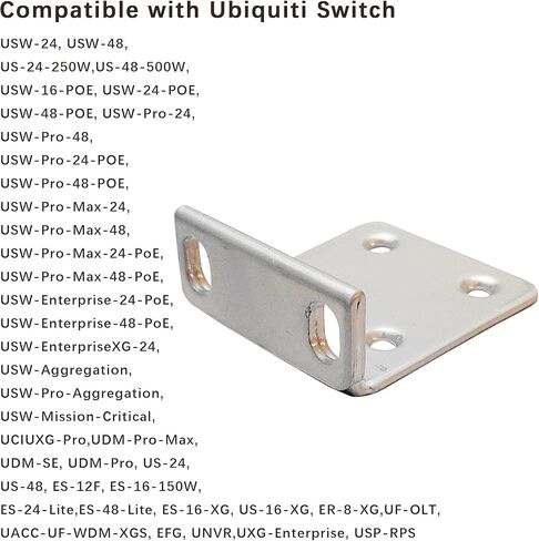 طقم حامل حامل لمحول Ubiquiti، آذان حامل 1U لمفاتيح سلسلة Ubiquiti 16/24/48 in Kuwait