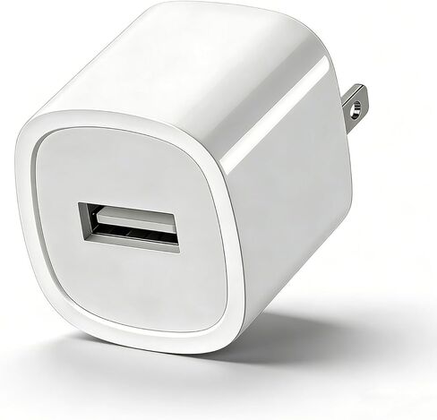 5W USB Wall Charger Block Compatible with Apple Watch 11/10/9/8/7/6/5/SE 3/SE 2/Ultra 3/Ultra 2/Ultra, iWatch Series, White, 1 Pack, No Cable in Kuwait