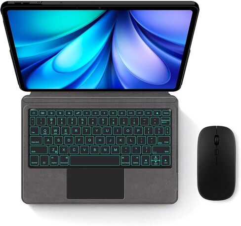 Keyboard Case with Trackpad for VIVO, iQOO Pad Series 11", 11.5", 12.1", 13" (Black,iQOO Pad Air 11.5 Keyboard) in Kuwait