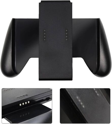 Comfort Grip for OLED Lightweight Game Console Controller Hand Grip Compatible with Remote Control Holder for Games (Black) in Kuwait