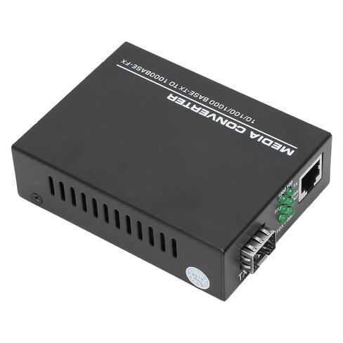 SFP to RJ45 Fiber Media Converter,Fiber to Ethernet Converter 10 100 1000Base TX to 1000Base FX Multimode Fiber Converter Supports Automatic MDI MDIX in Kuwait