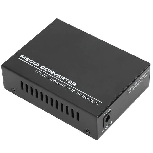 SFP to RJ45 Fiber Media Converter,Fiber to Ethernet Converter 10 100 1000Base TX to 1000Base FX Multimode Fiber Converter Supports Automatic MDI MDIX in Kuwait
