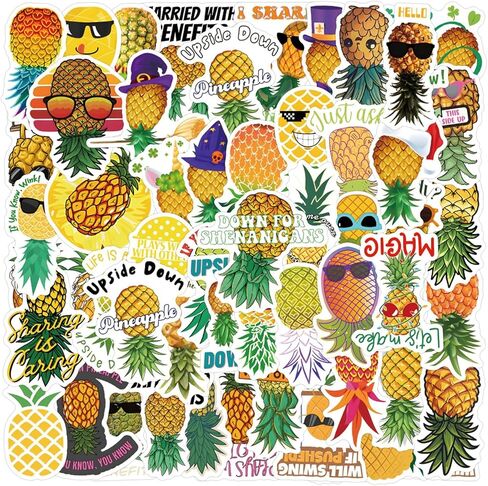 50PCs Watermelon Stickers Pack,Vinyl Fruit Stickers for Hydro Flask, Laptop, Water Bottle, Kids, Toddlers, Teens, Girls, Guitar, Skateboard, Scrapbook, Journal Party Favors(Watermelons) in Kuwait
