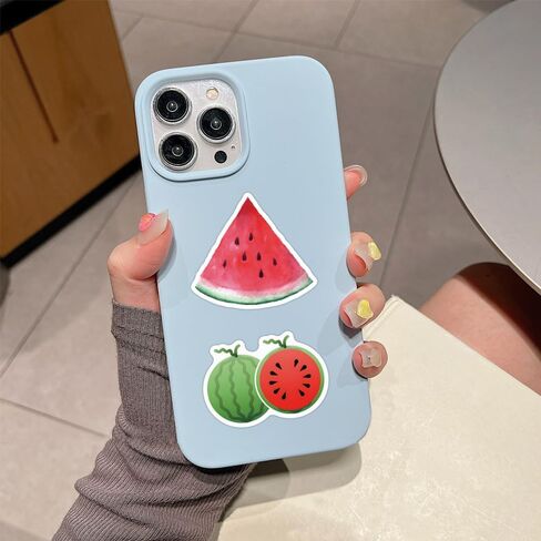 50PCs Watermelon Stickers Pack,Vinyl Fruit Stickers for Hydro Flask, Laptop, Water Bottle, Kids, Toddlers, Teens, Girls, Guitar, Skateboard, Scrapbook, Journal Party Favors(Watermelons) in Kuwait