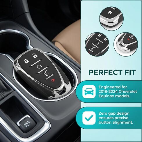 Smart Key Fob Replacement Fits for Chevrolet Equinox 2018 2019 2020 2021 2022 2023 2024 Keyless Entry Remote Control HYQ4AA (Pack of 2) in Kuwait