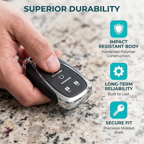 Smart Key Fob Replacement Fits for Chevrolet Equinox 2018 2019 2020 2021 2022 2023 2024 Keyless Entry Remote Control HYQ4AA (Pack of 2) in Kuwait