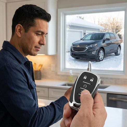 Smart Key Fob Replacement Fits for Chevrolet Equinox 2018 2019 2020 2021 2022 2023 2024 Keyless Entry Remote Control HYQ4AA (Pack of 2) in Kuwait