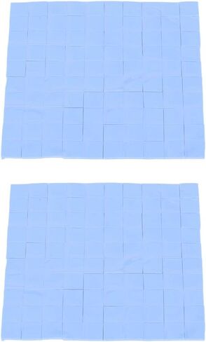 وسادة تبريد حرارية من السيليكون لتبريد وحدة المعالجة المركزية، 100 × 100 × 1 مم، توصيل حراري عالي، مادة سيليكون متينة - تبديد الحرارة، مقاومة درجات الحرارة العالية، مثالية لـ CP in Kuwait