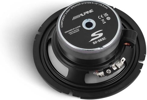 Alpine S2-S65C 6.5 بوصة S-Series 480W 2-Way Component Car System System + NVX XBAF65 مانعة لتسرب الماء 6.5 بوصة/6.75 بوصة مجموعة أدوات يربك مكبر الصوت من السيليكون in Kuwait