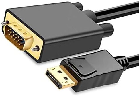 لا يوجد فقدان DP، نقل إلى كابل VGA، كابل Prime OxygenCopper Core DisplayPort إلى سلك محول VGA لتحسين جودة الإشارة 1.8 متر in Kuwait