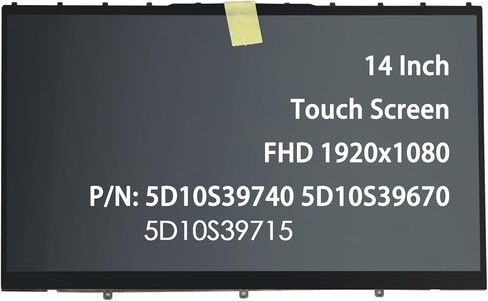 مجموعة شاشة LCD تعمل باللمس مقاس 14.0 بوصة من BestParts لجهاز Lenovo Yoga 7-14ACN6 (النوع 82N7)، لليوجا 7-14ITL5 (النوع 82BH)، FHD 1920x1080، P/N: 5D10S39715 5D10S39740 5D10S39670 in Kuwait