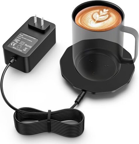 Mug Charger for Temperature Control Smart Mug 2 and 1 Coffee Cup Warmer Charging Coaster 2 Replacement Dock Base Compatible with Wireless Warmer Cup Accessories in Kuwait
