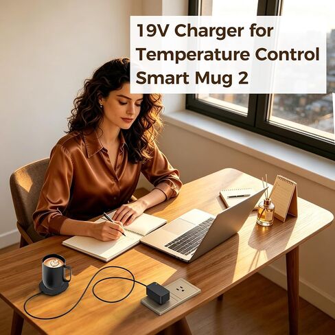Mug Charger for Temperature Control Smart Mug 2 and 1 Coffee Cup Warmer Charging Coaster 2 Replacement Dock Base Compatible with Wireless Warmer Cup Accessories in Kuwait