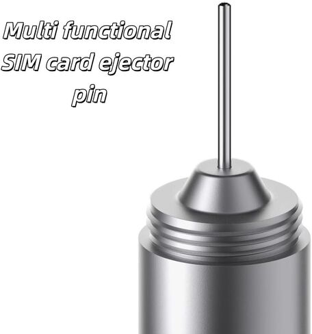 SIM Card Tray Removal Tool with Cleaning Brush, 2 in 1 Portable Keychain Eject Pins Reset Needle Opener Cleaning Pen for Most Phones in Kuwait