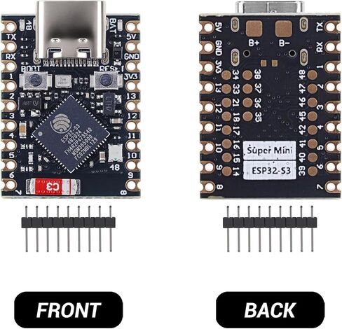10 قطع ESP32 S3 مجلس تطوير صغير USB-C، ESP32-S3 Supermini مجلس تطوير واي فاي بلوتوث 5.0 حجم صغير جدًا ESP32 S3 ESP32-S3FH4R2 لاردوينو in Kuwait