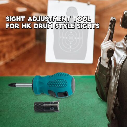 2Pcs Set HK Drum Style Sights Adjustment Tool for Rear Sight with Stainless Steel Screwdriver in Kuwait