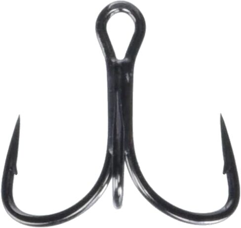 Mustad KVD Elite Triple Grip أسود نيكل ثلاثي 2X قصير 1X عبوات كبيرة خاصة قوية 12 و25 و50 عبوة in Kuwait