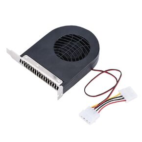 مروحة تبريد وحدة المعالجة المركزية الداخلية PCI Slot Blower 4-Pin 12V - مروحة تبريد عالية التدفق لحالة الكمبيوتر وبطاقة الفيديو، 2500 دورة في الدقيقة 28CFM تصميم منخفض الضوضاء in Kuwait