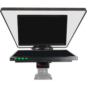 Heroview D Series 19" High Brightness Single Monitor Studio teleprompter 1000nits HDMI/VGA, Software Included, Tempered Glass Easy Set-up, for Studios, Live Stream,Education,CNC Craftsmanship Frame in Kuwait