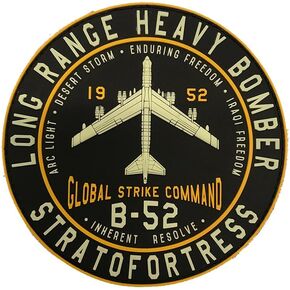 Bunker 27 - B-52 Bomber Patch, Stratofortress 4" PVC, Air Force Patches in Saudi Arabia