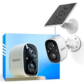 Vicohome C6S Security Camera Wireless Outdoor and 5W 5V Solar Panel,Battery Powered,Easy to Setup,PIR Motion Detection,Two Way Audio, Audible Flashlight Siren in Kuwait