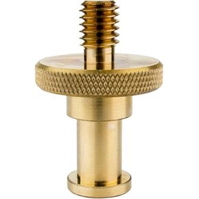 Kupo Adapter Stud, 5/8" Adapter Stud with 3/8"-16 Male Thread for Convi Clamp System, Solid Brass Construction with Knurled Pin for Secure Mounting and Rigging Applications (KG013112) in Kuwait