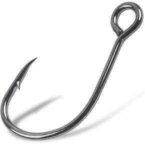 Inline Single Hooks,50pcs Fishing in Line Hook Single Replacement Hooks for Treble Hook Hard Lures Large Eye/Barbed Saltwater Freshwater 6 Sizes Avaliable in Kuwait
