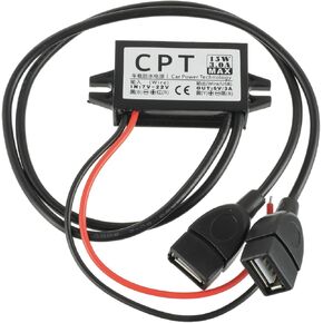 Converter Voltage 12V to 5V 3A 15W, Converter 12v to USB DC Reduced Voltage Regulator Car Power Adapter with Output Power Adapter in Saudi Arabia