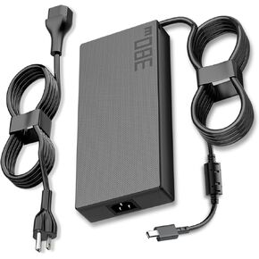 380W 20V 19A Laptop Charger Replacement for ASUS, ROG Strix Scar G16 G615 G18 G815 (2025) 16 G635 18 G835 17X TUF Gaming F16 A14 A16 A18 Zephyrus G14 RTX 5080 5090 Power Supply ADP-380AB B AC Adapter in Kuwait