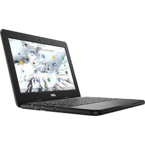 جهاز Chromebook 3100 بشاشة تعمل باللمس مقاس 11.6 بوصة من Dell، وIntel Celeron N4020، وذاكرة وصول عشوائي سعتها 4 جيجابايت، وeMMC سعة 32 جيجابايت، ونظام تشغيل Chrome (متجدد) in Kuwait