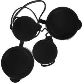 VALICLUD 3pcs Rubber Binocular Lens Caps Eyepiece Guard Waterproof Protection Covers for Compact Binoculars Outdoor Use in Kuwait