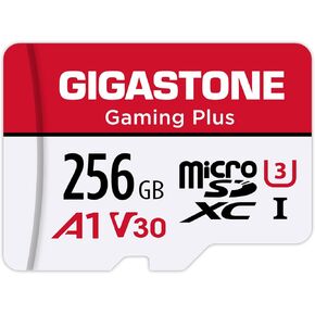 جيجاستون - GS-2IN1-A1V30GAME-256GB-R - بطاقة جيجاستون GS-2IN1-A1V30GAME-256GB-R Gaming Plus A1V30 microSD (256 جيجابايت) in Kuwait