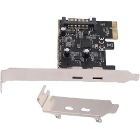 بطاقة GOWENIC PCIe إلى USB 3.2 Gen 1 مع عرض نطاق ترددي 5 جيجابت في الثانية، وبطاقة توسيع PCI Expree إلى USB C، ومحول وحدة تحكم PCI Express Type C PCIe USB3 Hub للكمبيوتر المكتبي in Kuwait