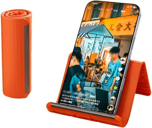 Silicone Flexible Foldable Phone Tablet Stand, Creative Lazy Bracket for Desktop & Travel, Universal Adjustable Holder for Cell Phone, Tablet and Notebook in Kuwait