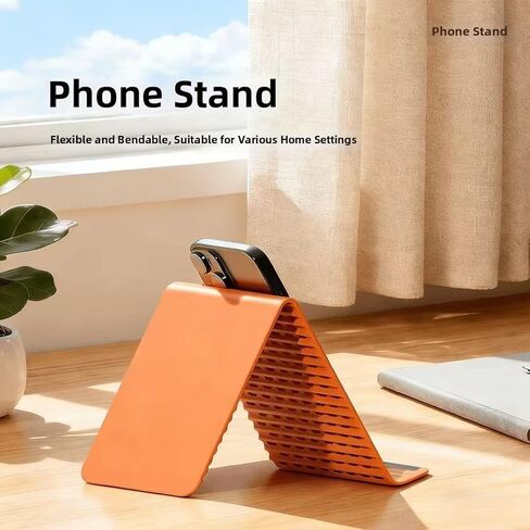Silicone Flexible Foldable Phone Tablet Stand, Creative Lazy Bracket for Desktop & Travel, Universal Adjustable Holder for Cell Phone, Tablet and Notebook in Kuwait