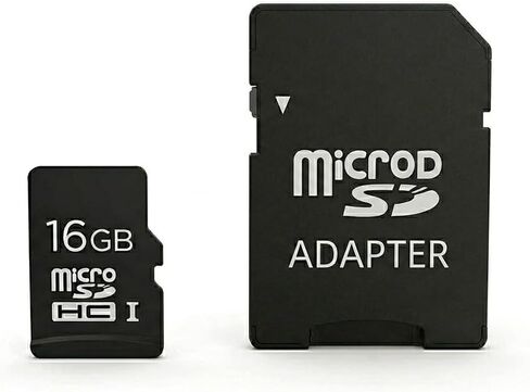 بطاقة Micro SD سعة 16 جيجابايت مع محول SD فئة 10 in Kuwait